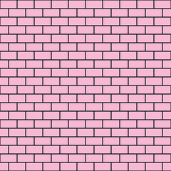 Pink brick pattern and background
