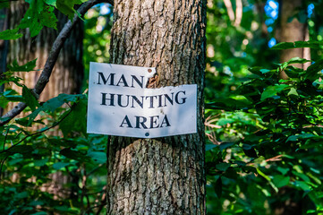 Man Hunting Area, Annapolis Rocks, Maryland USA, Annapolis Rock, Maryland
