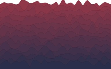 Background. Red background. Abstract background of a gradient of different shades of red and purple color formed by lines of different shapes. Illustration to use as a background.