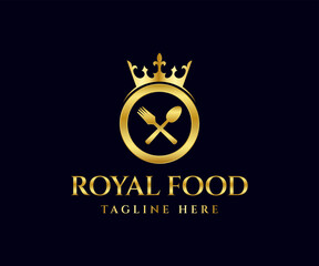 Royal Food Logo Design Template
