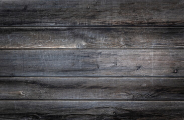 Old dark wooden board rustic background