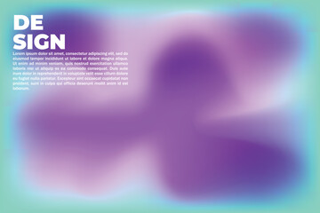 Trendy summer fluid gradient background, colorful abstract liquid 3d shapes. Futuristic design wallpaper for banner, poster, cover, landing page