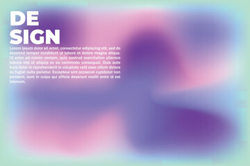 Trendy summer fluid gradient background, colorful abstract liquid 3d shapes. Futuristic design wallpaper for banner, poster, cover, landing page