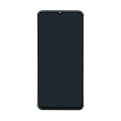 phone screen, front view, isolated on white background