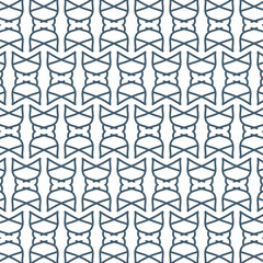 Geometric ornamental vector pattern. Repeating ornamental style design background. 