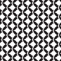 Black and white geometric seamless pattern. modern stylish Abstract background. Vector pattern.