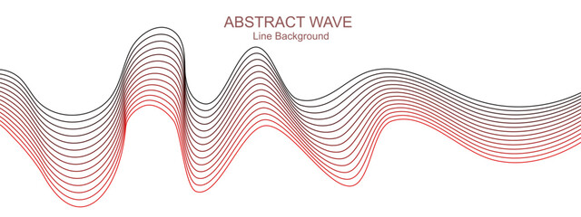 Abstract modern colorful wavy stylized line background .blending gradient colors It used for Web, Mobile Applications, Desktop background, Wallpaper, Business banner, poster. It make using blend tool.