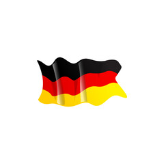 German flag icon illustration vector