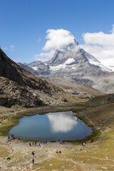 Cervin et lac du Riffelsee