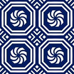 Seamless geometric folklore ornament, Tribal ethnic texture. Seamless striped pattern in Aztec style, Figure tribal embroidery, Scandinavian, Ikat pattern