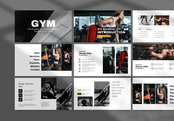 Gym Fitness Presentation Layout