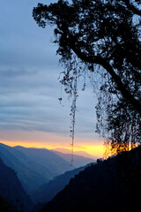 The majestic Himalayas at the sunset time, Nepal