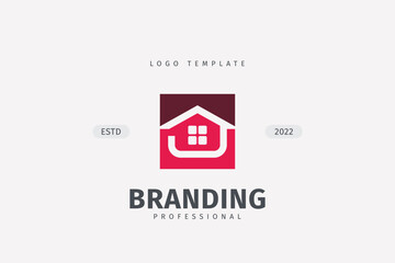 Home Vector Logo Concept Real Estate Renovation Modern Structure Architecture