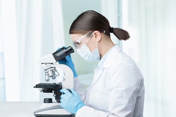 Professional Doctors Doing Monkeypox Research in a Modern Laboratory. Lab Experiments in Clinic...