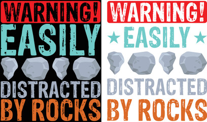 Rock Collector For Men Women Geology Rock Collecting T-Shirt Design