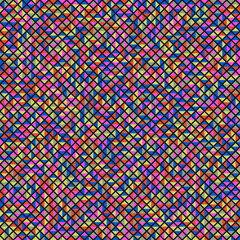 Color Rhombus tile tessellation pattern illustration