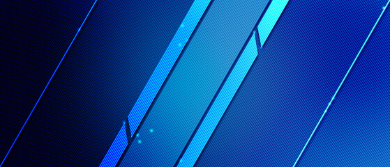 speed and motion blur over dark blue background