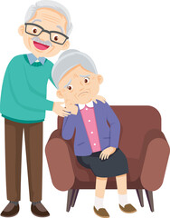 expression sad and cry cartoon character