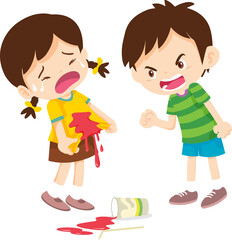 expressing anger and emotion angry cartoon character