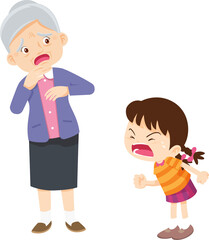 expressing anger and emotion angry cartoon character