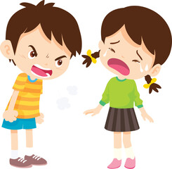 expressing anger and emotion angry cartoon character