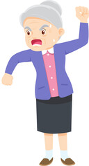 expressing anger and emotion angry cartoon character