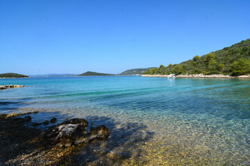 Fototapeta na wymiar costa di biograd in croazia