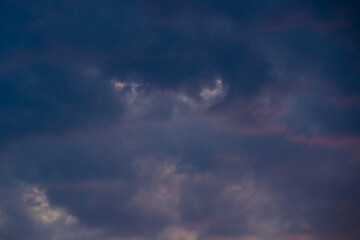 Bizarre sky sight - eyes in dark sky