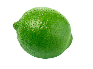 Fresh lime isolated on white