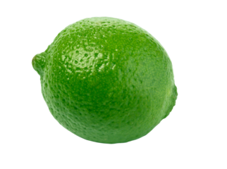 Fresh lime isolated on white