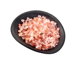Fototapeta na wymiar pink Himalayan salt in a bowl