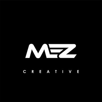 MEZ Letter Initial Logo Design Template Vector Illustration