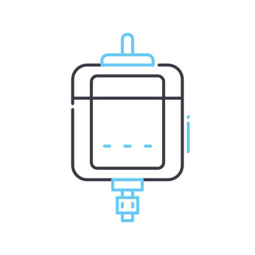 recommend clip art: dc motor line icon, outline symbol, vector illustration, concept sign