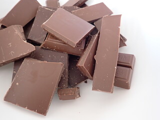 baking on homemade sweet chocolate cake