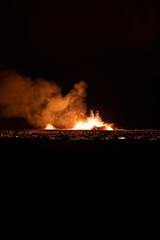 Meradalir Eruption of Fagradalsfjall Volcano in Iceland 2022