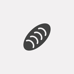 Bread vector icon sign symbol