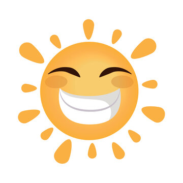 Sun Emoji Smiling