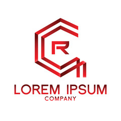 Letter R line logo design Creative minimal linear monogram symbol. Universal elegant vector sign design. Premium type of business logo. Graphic alphabet symbol for technology identity