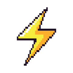 lightning pixel art