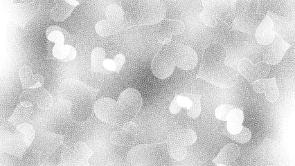 ハート　背景　壁紙　漫画　効果　トーン