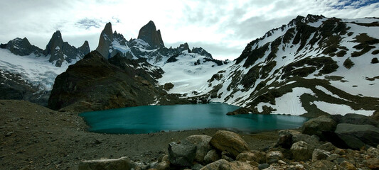 Laguna Glaciaria. El Chaltén. Provincia de Santa Cruz. Argentina.