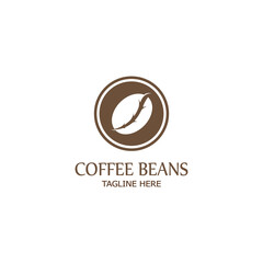 coffee bean icon vector