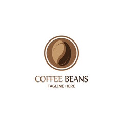 coffee bean icon vector