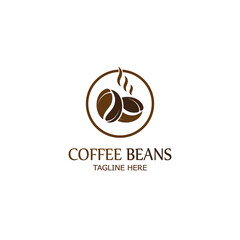 coffee bean icon vector