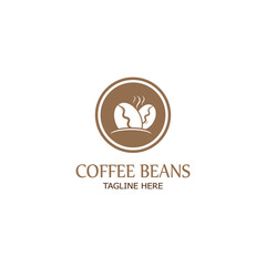 coffee bean icon vector