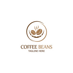 coffee bean icon vector