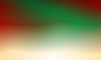Beautiful gradient background red, green smooth and soft texture