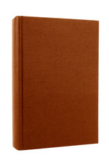 Brown book cover front isolated transparent background photo PNG file