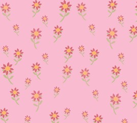 seamless pattern with flowers