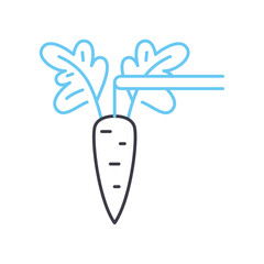 extrinsic motivation line icon, outline symbol, vector illustration, concept sign